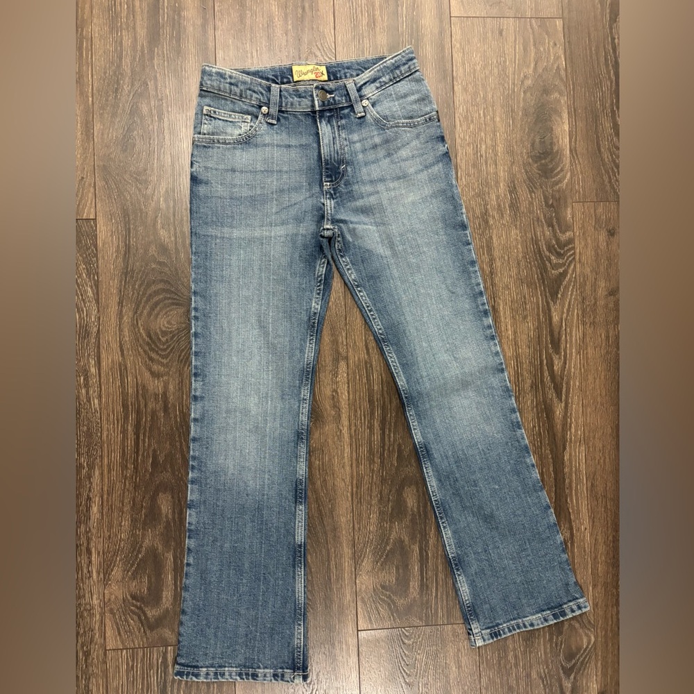 Wrangler 20x Bootcut Jeans. Boys Size 14 Regular with Adjustable Waistband.